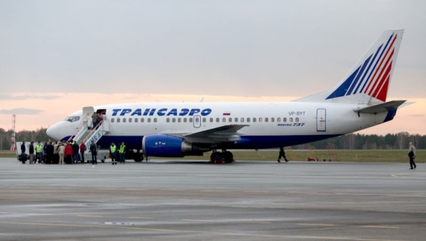 Трансаэро закроет авиарейс Томск – Москва с 25 октября