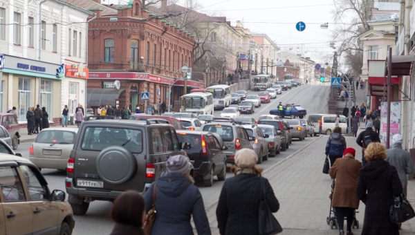 Схема движения изменится с понедельника на Ленина в центре Томска