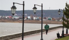 Уровень воды в Томи в Томске продолжает падать, подтоплений нет