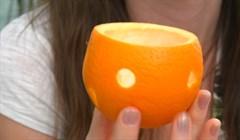 Подсвечник из апельсина своими руками: пошаговое видео