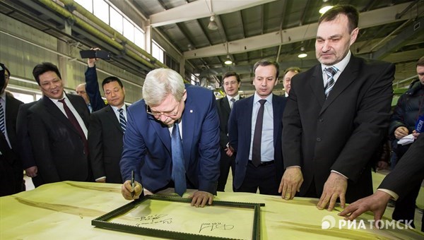 Российско-китайский лесоперерабатывающий завод открылся под Томском