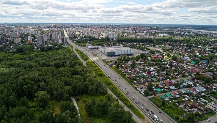 Проезд по участку Комсомольского в Томске в выходные будет затруднен