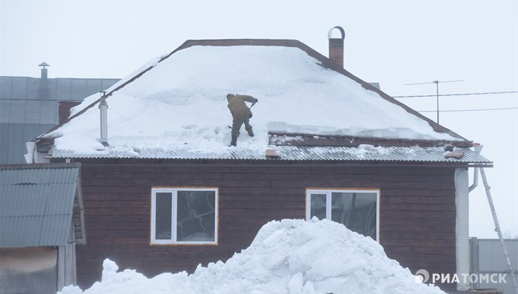 Минус 10 градусов и снег ожидаются в Томске в воскресенье