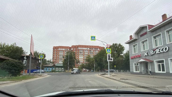 Светофор появился на пересечении Мариинского – Яковлева в Томске