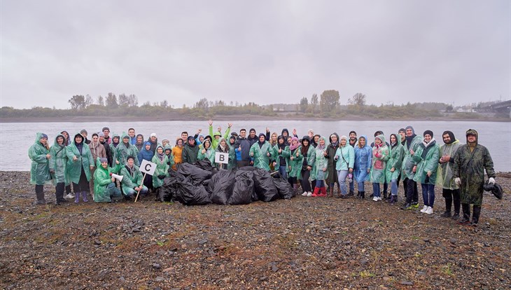 Участники экосубботника собрали около тонны отходов на Томи в Томске