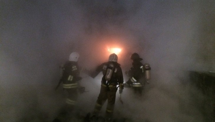 Пожарные спасли 3 детей из пожара в селе Александровское под Томском