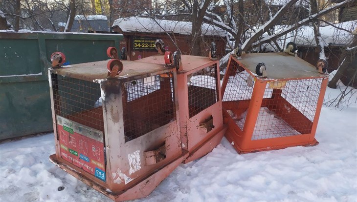 Оранжевые контейнеры для раздельного сбора мусора исчезают из Томска
