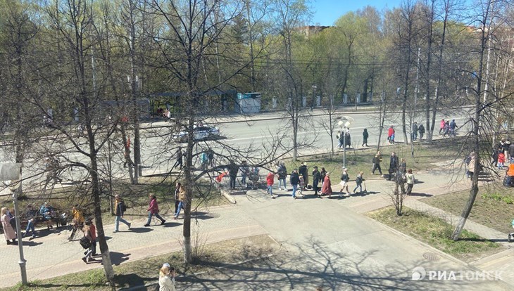 Движение автомобилей по пр. Ленина в Томске 9 мая открылось досрочно