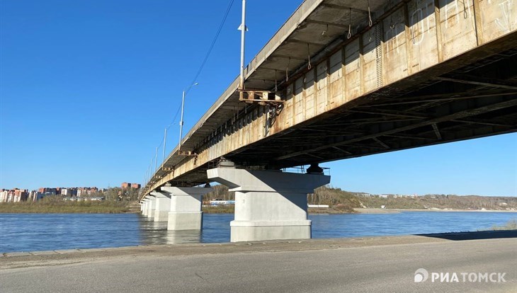 Новые светофоры появятся на Коммунальном мосту в Томске из-за ремонта