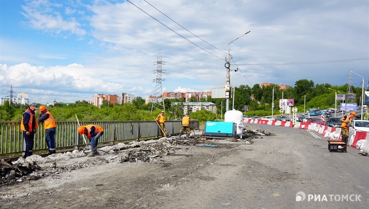 Черноус: из-за ремонта моста в Томск лучше въезжать до 06.40