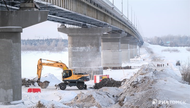 Мэрия Томска: до тепла работы будут вестись под Коммунальным мостом