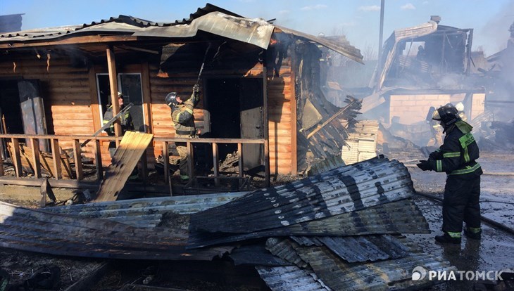 Томские пожарные локализовали в Дзержинском пожар в 750 "квадратов"