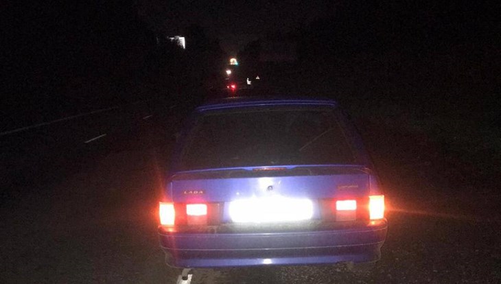 Водитель Lada ночью насмерть сбил пешехода на трассе Томск-Мариинск