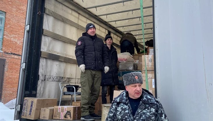 Десятки тонн гуманитарного груза отправлено на СВО из Томской области