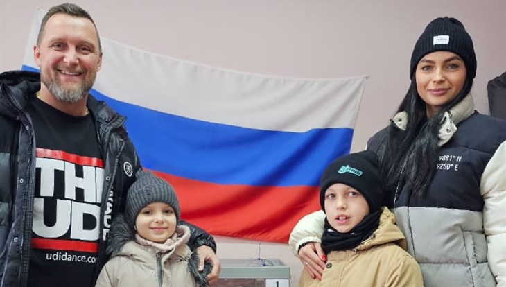 Денис Вишняк из ЮДИ проголосовал в Томске на выборах президента