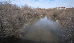 Река Ушайка вызывает опасения у властей Томска из-за подъема воды