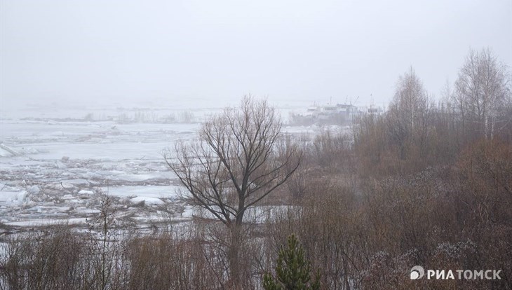 Похолодание в Томске может укрепить ледовые заторы на Томи