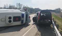 Пятеро пострадали в массовом ДТП со скорой и Honda под Томском