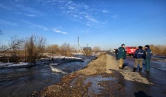 Разлившаяся Обь размыла две дороги между томскими селами