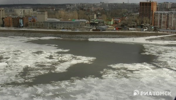 Томь вскрылась в черте Томска
