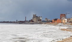 Томь вскрылась у нового моста в Томске, голова ледохода в Черной речке