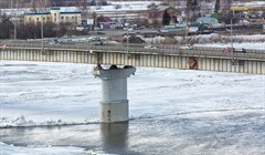 Уровень воды в Томи в Томске за сутки поднялся на 2 метра