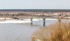 Уровень воды в Томи в Томске за сутки повысился, подтоплений нет