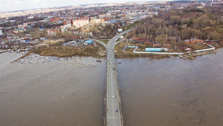 Уровень воды в Томи в Томске и в Оби вновь начал расти