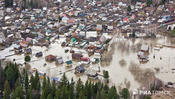 Малые реки подтопили 120 придомовых участков в Томске и пригороде