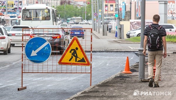 Движение на части проспекта Ленина в Томске будет ограничено на месяц