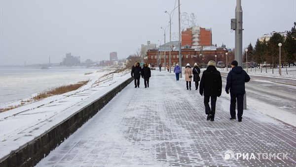 Пятница в Томске будет умеренно морозной, осадков не прогнозируется