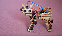 TPU constructed a robot-deer from their own meccano set
