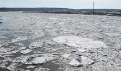 Томское МЧС: голова ледохода вышла из Томи в Обь, подтоплений нет