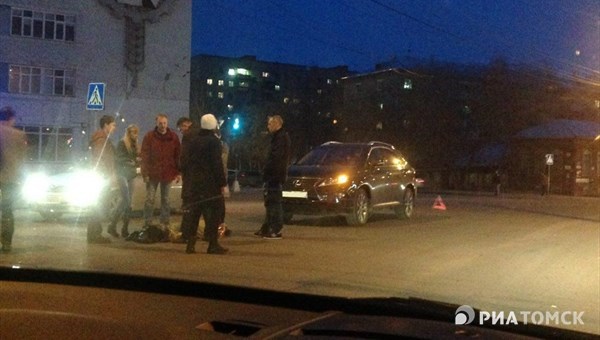 Машина сбила пешехода на улице Красноармейская в Томске