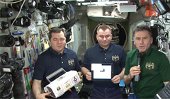 Экипаж МКС пожелал ТПУ в его юбилей выпускника-космонавта