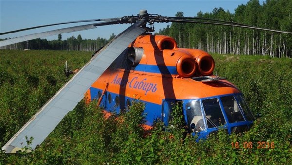 Томский прокурор: экипаж Ми-8 считает отказ техники причиной аварии