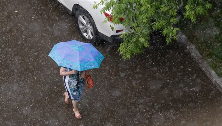 Шквалистый ветер, дожди с грозами и град ожидаются в Томске в субботу