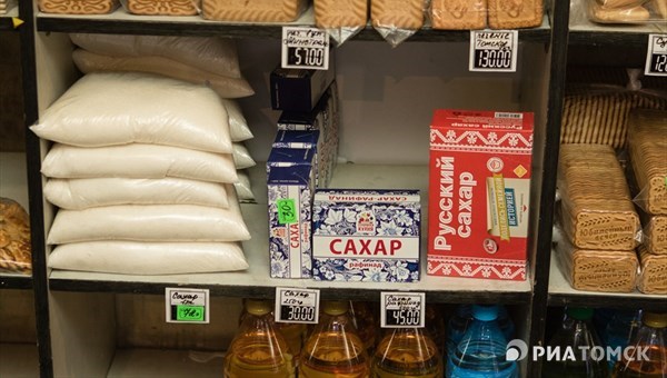 Сахар за месяц подорожал в Томске на 42%, а мука – на 23%