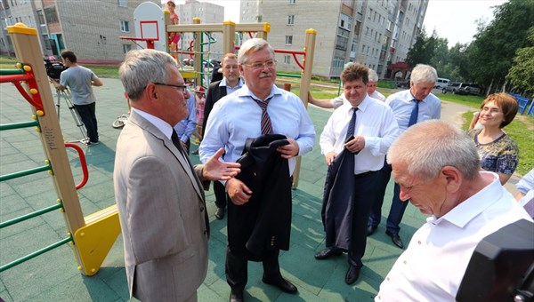 Губернатор: Томску нужны такие детские площадки, как в Стрежевом