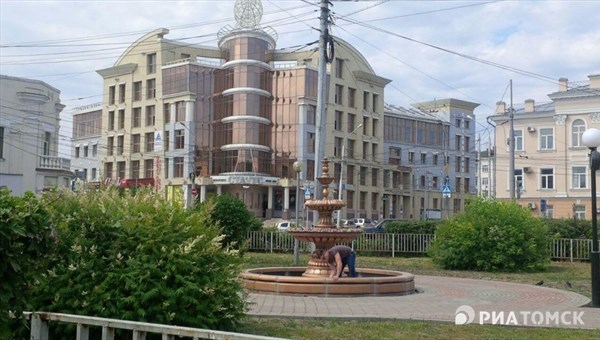 Фонтан на Батенькова в Томске начнет работать со следующей недели