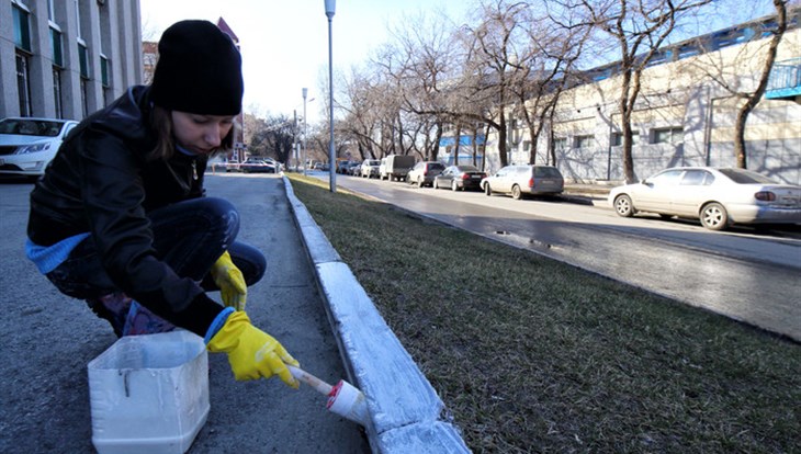 Коммунальщики и бизнес к майским наведут чистоту на проспекте Ленина