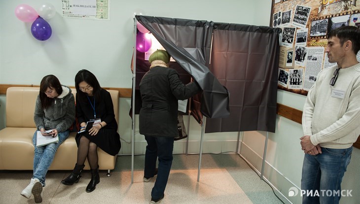 Почти 18% избирателей Томской области проголосовали на выборах к 15.00
