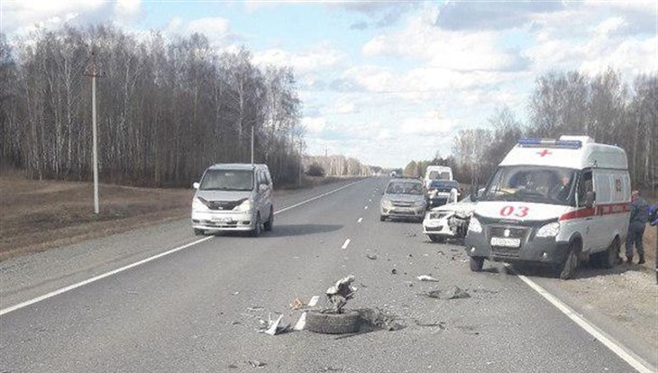 Трое томичей и два новосибирца пострадали в ДТП на трассе Томск – Юрга