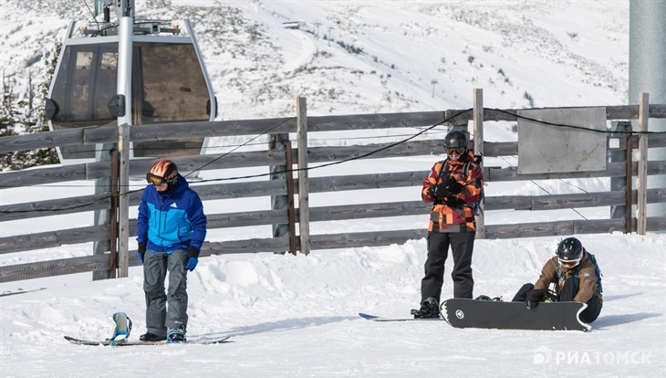 Томские лыжники выбирали на каникулах Шерегеш, Манжерок и "Благодать"