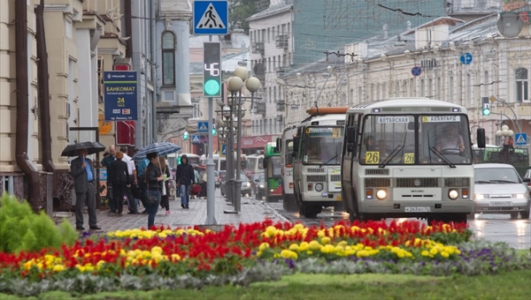 Дождливая ветреная погода ожидается в Томске в воскресенье