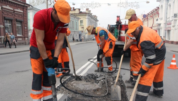 Ямочный ремонт с применением литых смесей начнется в Томске 26 марта