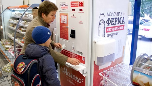 Томичи смогут покупать молоко в автоматах, как газировку