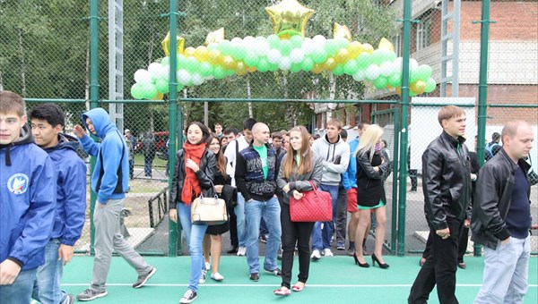 Уличная многофункциональная спортплощадка открылась для студентов ТПУ