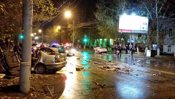 УМВД: в ДТП на Пушкина в Томске трое погибли, один госпитализирован