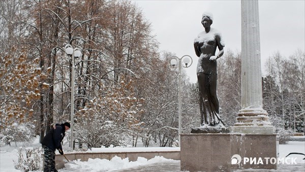 Томский памятник Татьяне может переехать в другую часть Новособорной